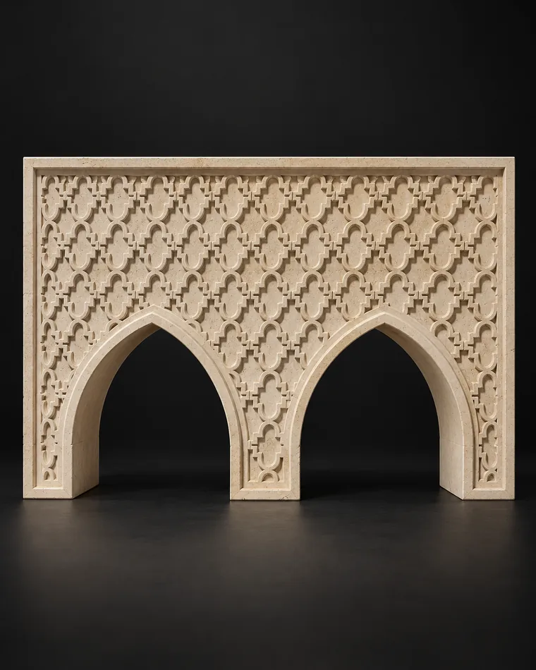 Marmo Arcade Lattice — MarmoFiber special design feature
