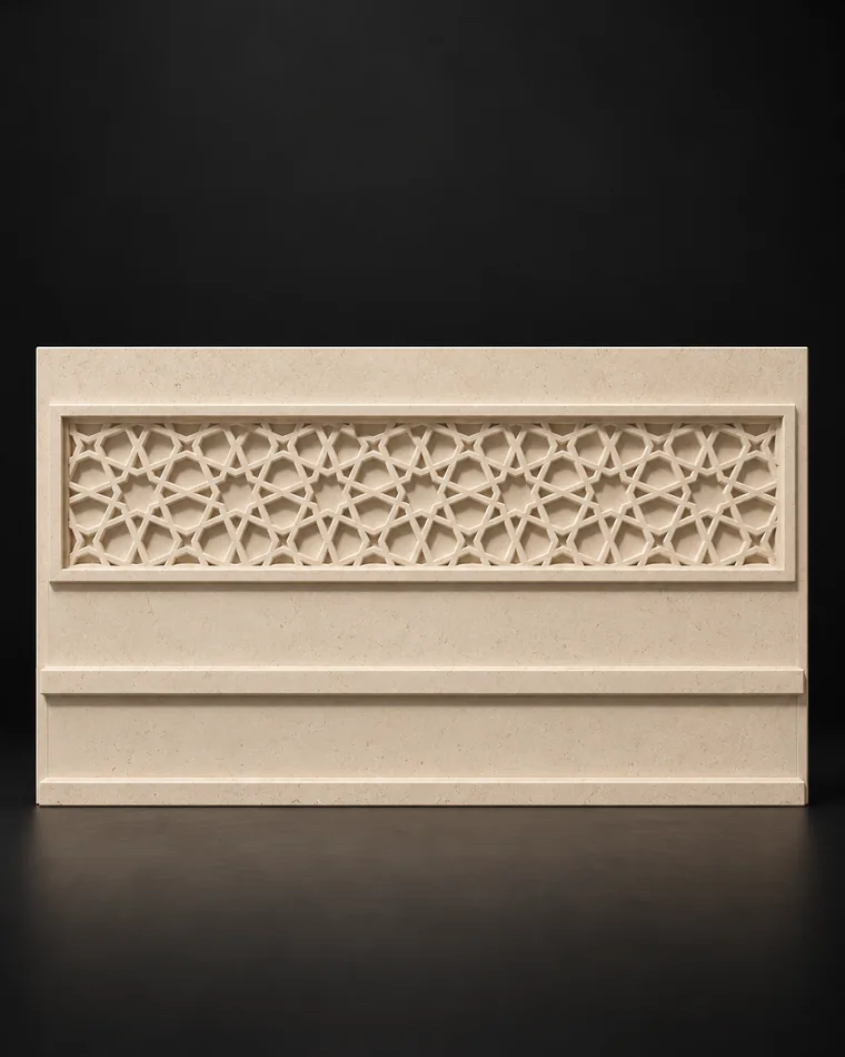 Marmo Frieze Lattice — MarmoFiber special design feature
